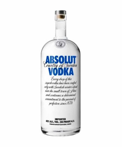 cws11960 absolut vodka 4.5l