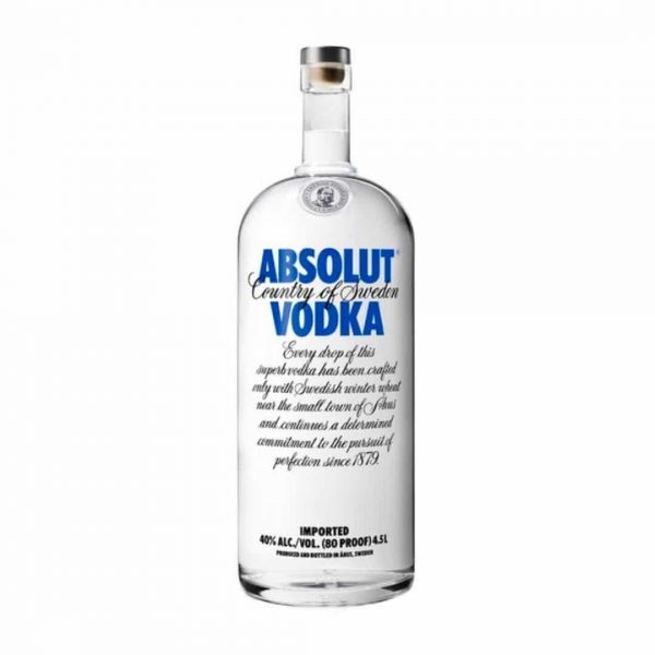 cws11960 absolut vodka 4.5l