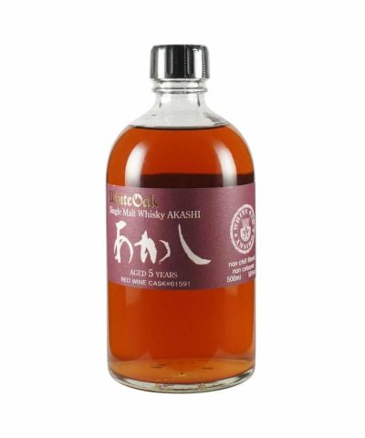 cws10780 white oak single malt whisky akashi – aged 5 years red wine cask