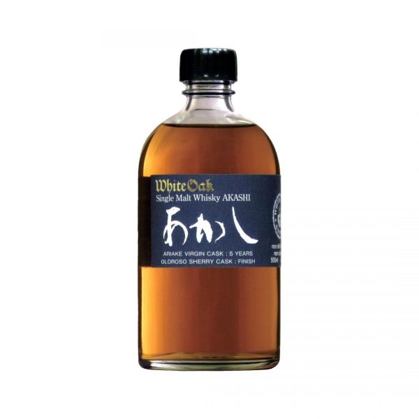 cws11810 akashi white oak single malt ariake virgin cask 5 years 500ml