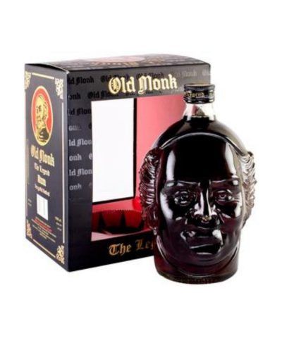 cws12250 old monk the legend rum with gift box 1l